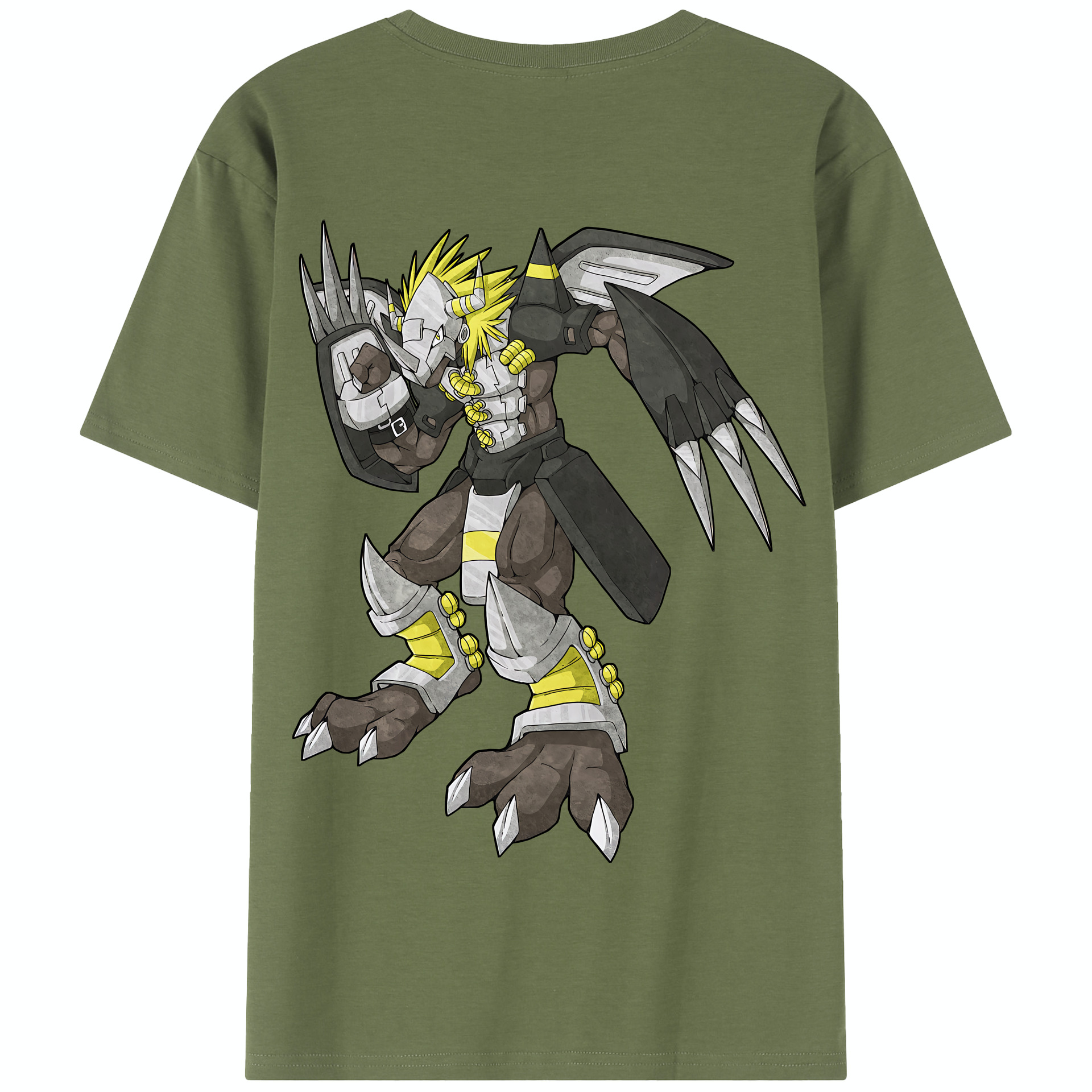 （画像用） Digimon デジタルモンスター/デジモン 綿100％半袖Tシャツ（背面プリント）
